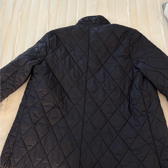 Barbour Quilted Navy Jacket - Picture 4 of 4